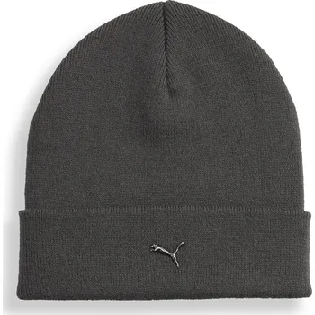 Čepice Zimní čepice PUMA METAL PUMA CAT HIGH CROWN BEANIE 02640403 – Šedá