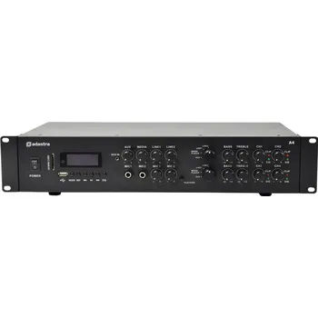 Hi-Fi Zesilovač Adastra A4, duální stereo PA zesilovač, MP3/SD/USB/BT/FM, 4x 200W