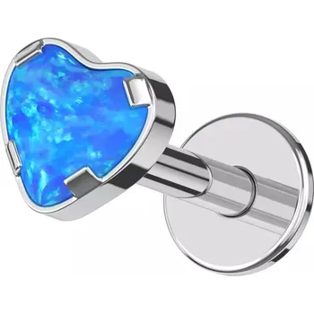 Piercing Šperky4U Piercing do brady - labreta titan, opál - TIT1587-OP05