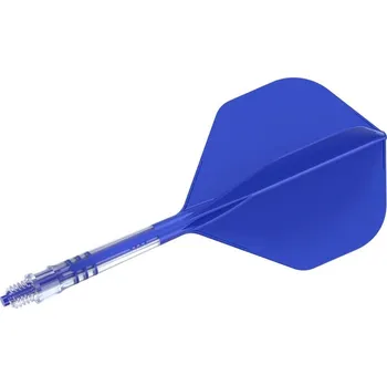 Šipka Cuesoul ROST T19 modro-průhledné, No2 letky, carbon násadky velikost 4