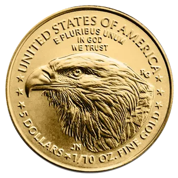 Zlatá investiční mince American Eagle 1/10 Oz ND | různé ročníky