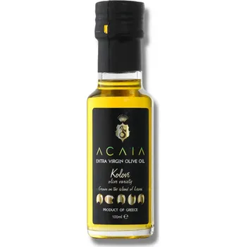Rostlinný olej ACAIA | Extra Panenský Olivový Olej Obsah: 100 ml prastará mono odrůda Kolovi (EP: Extra Panenský)