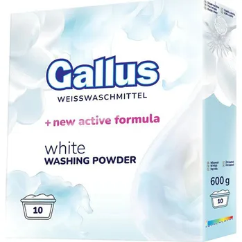 Gallus prací prášek White, 10 dávek, 600g