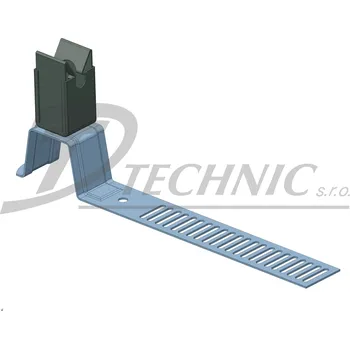 Hromosvod H PODPĚRA VEDENÍ PV 22 UNI TVAR. K8 NA KRYTINU TVAROV. KOVOVÝ DRŽÁK 101329
