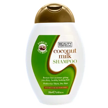 Šampon Beauty Formulas Šampón s kokosovým mlékem pro husté suché vlasy 250ml
