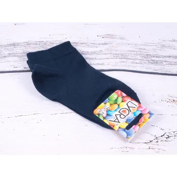 Ponožky české PROPS nízké kotníkové tm. modré jednobarevné velikosti ponožek: 22-23 ( EUR vel. 33-35)