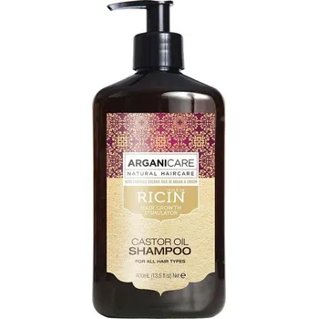Šampon Arganicare - Hair Growth Stimulator Shampoo Castor Oil All Hair Types Šampony 400 ml unisex