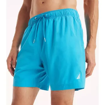 Pánské plavky NAUTICA pánské plavky 6" QUICK-DRY světle modré S