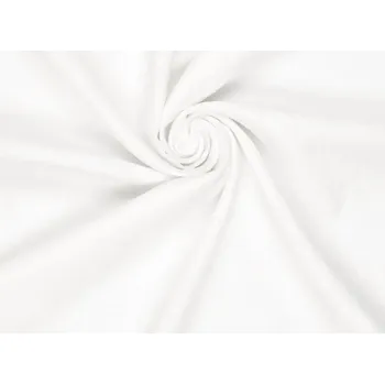 Lněná tkanina Off White