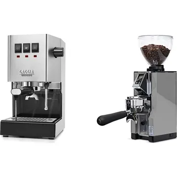 Kávovar Gaggia Classic E24, stainless steel + Eureka Mignon Libra 65…