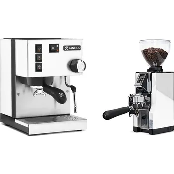 Kávovar Rancilio Silvia E, white + Eureka Mignon Libra 65 All Purpose,…