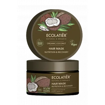 Vlasová regenerace Maska na vlasy Kokos - vyživuje a regeneruje vlasy - EcoLatier Organic - 250ml