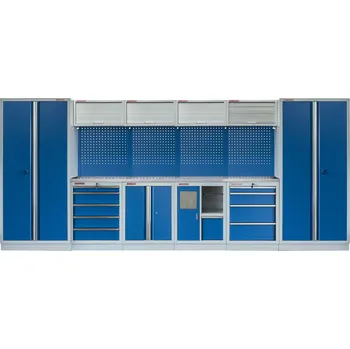 Kvalitní PROFI BLUEdílenský nábytek - 4535 x 2000 x 495 mm - MTGS1301AQ