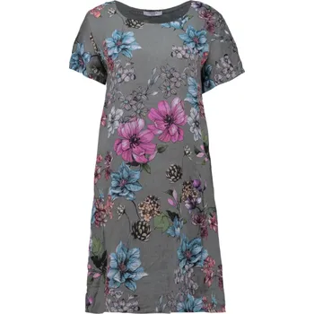 Dámské šaty Zabaione dámské šaty se vzorem Sunaa khaki Velikost: L