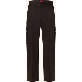 Pánské kalhoty Hugo Pánské Cargo Kalhoty Graysen Regular Fit, černá, 48