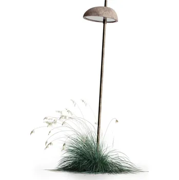 Venkovní osvětlení Il Fanale 331.11.OC Pantarhei, stojanové svítidlo z mosazi a terakoty, LED 2,5W 2700K, výška 93cm, IP65