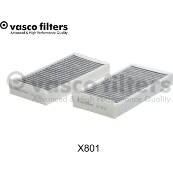 Ventilátor topení a klimatizace Filtr, vzduch v interiéru VASCO X801