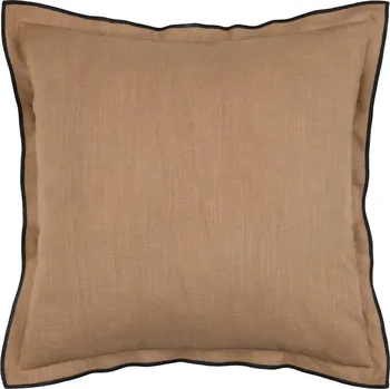 Dekorativní polštářek STOF Dekorační bavlněný polštář, HELIOS, 45 x 45 cm, hnědý