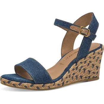 Dámské sandále Dámské sandály na klínku Tamaris 1-28300-42 8A2 modré 36