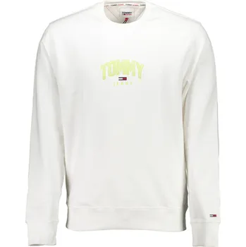 Pánská mikina Bílá mikina Tommy Hilfiger bez zipu Tommy Hilfiger bílá 3358494