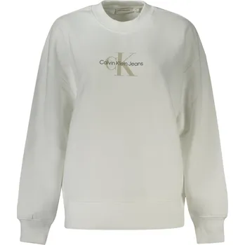 Pánská mikina Bílá mikina Calvin Klein bez kapuce Calvin Klein bílá 3361732