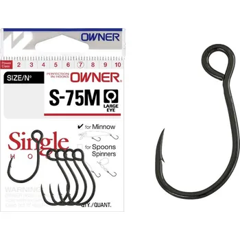 Rybářský háček Jednoháček na woblery OWNER S-75M - Vel. 1, 5 ks