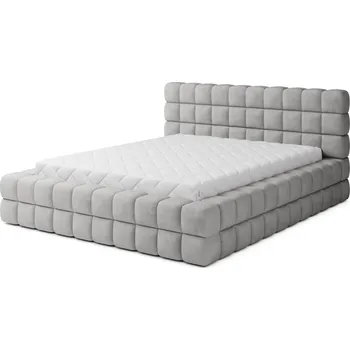 Postel Dvoulůžková postel DIZZLE 160x200 se zvedacím roštem Amore 03 šedá