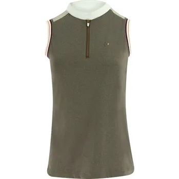 EQUITHÈME Triko závodní Smoff Equithème, bez rukávů, dámské, iron grey XXS