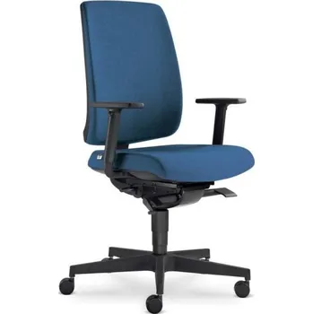 Židle kancelářská Leaf 500-SYB, modrá