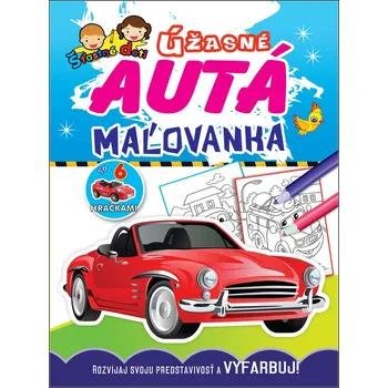 omalovánky Úžasné autá Maľovanka
