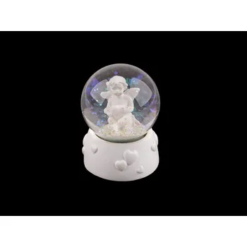 Sněžítko anděl Ø4,5 cm Varianta: 1 bílá, Balení: 1 ks