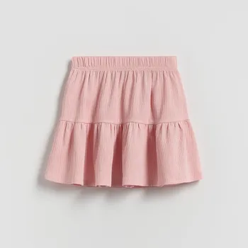 Dětská móda Reserved - Strukturovaná sukně - pudrově růžová - 388FW-39X - 388FW-39X-U15