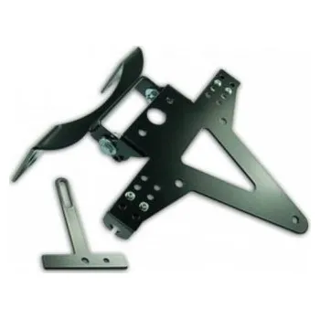 Držák SPZ HSM Držák SPZ SUZUKI GSX-R 1000 07-08, nastavitelný, černý, s držákem odrazky