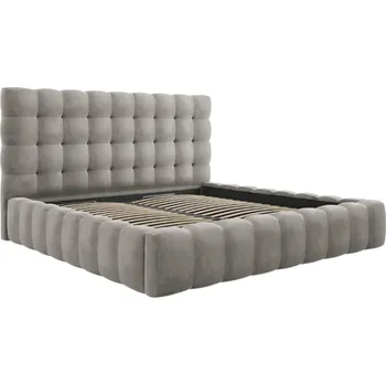 Postel Micadoni Sametová postel Mamaia 200 x 200 cm s úložným prostorem