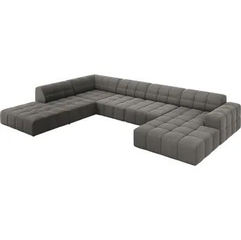 Pohovka Cosmopolitan Design Sametová rohová pohovka Chicago 364 cm, levá