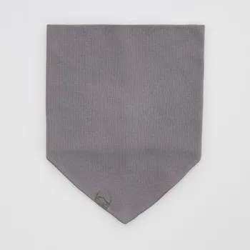 Čepice Reserved - Bavlněná tunelová šála s nášivkou - tmavě šedá - 507GP-90X - 507GP-90X-ONE