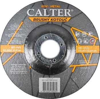 Řezný kotouč Rulyt® Brusný kotouč CALTER®, 125 x 6 x 22,2 mm