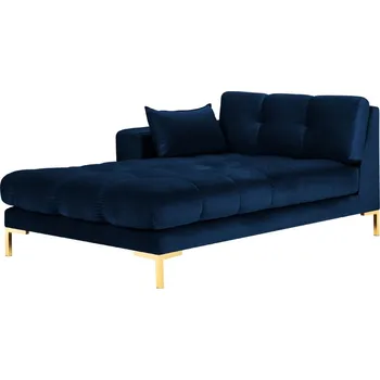 Otoman Micadoni Sametová lenoška Mamaia 185 cm, levá