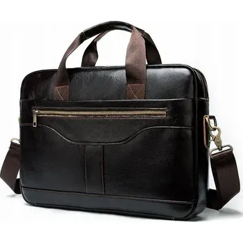 Marantino taška na notebook pravá kůže, bez vzoru