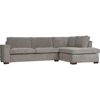 Pohovka WOOOD Manšestrová rohová pohovka Edison 283 cm, pravá