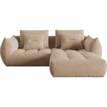 Pohovka Micadoni Sametová rohová pohovka Bloom 232 cm, levá/pravá