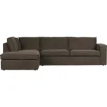 WOOOD Rohová pohovka Ashwin 283 cm, levá