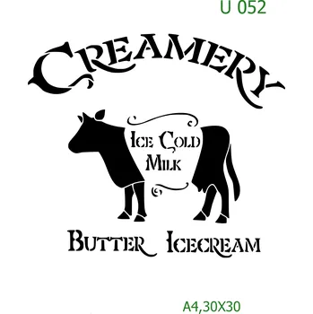 Šablona U 052 - 30 x 30 cm , Lepící fólie