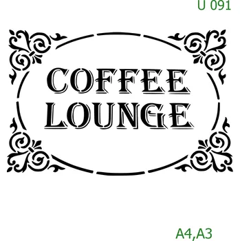 Šablona U 091 - A3 , Nelepící folie