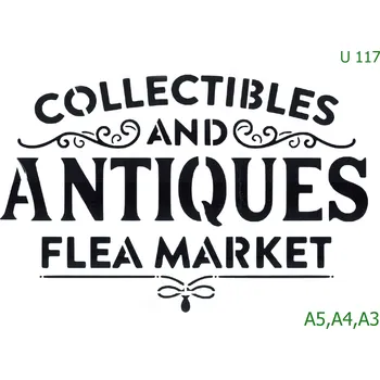 Šablona U 117 - A4 , Lepící fólie