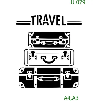 Šablona U 079 - A4 , Lepící fólie