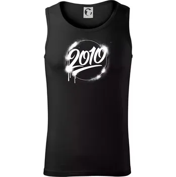 Narozeninovy ročník graffiti 2010 - Tílko pánské Core - XL ( Černá )