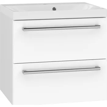 Koupelnový nábytek EBS Pure skříňka s umyvadlem 61 cm, bílá