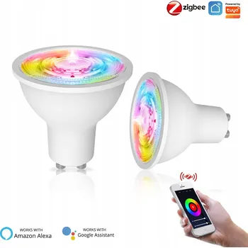 Žárovka LED žárovka RGB GU10 ZigBee TUYA SMART LIFE 2KS