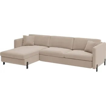 Pohovka Micadoni Sametová rozkládací pohovka Gloria 280 cm, levá